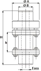 Giunto ATEX modello b